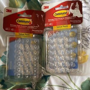 3M Command Clear Decorating Clips Value Pack
